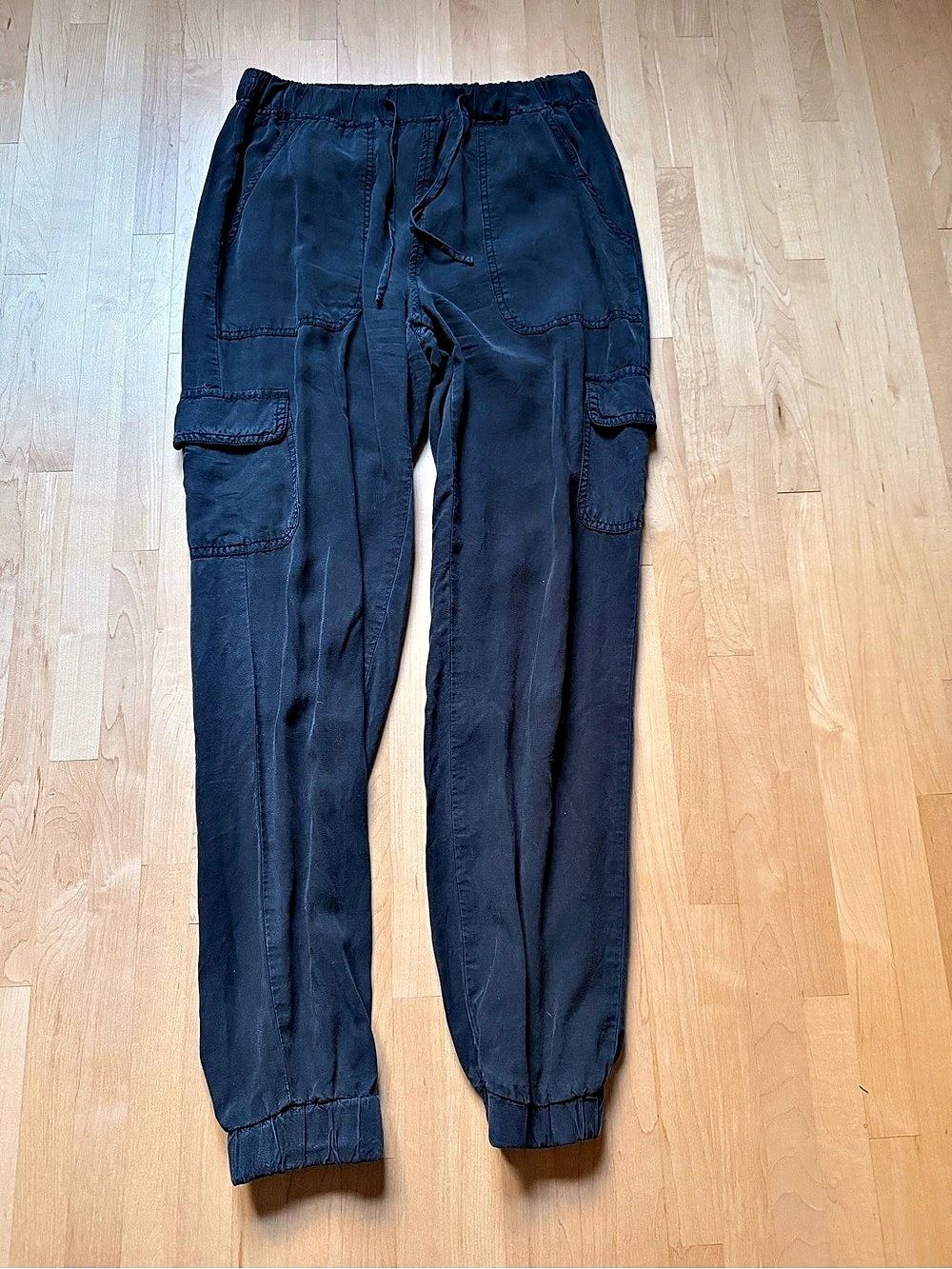 Mudd Women's Black Cargo Jogger Pants